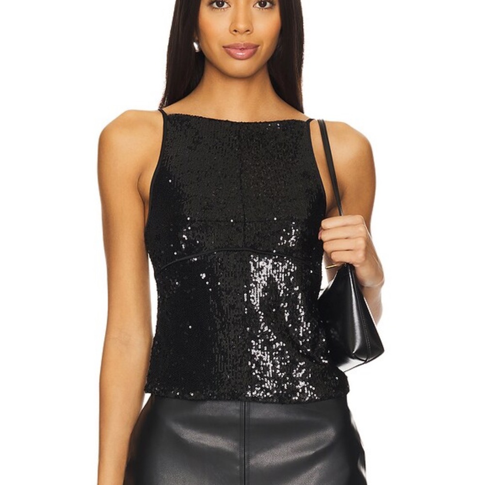 Free People James sequin tank -XS